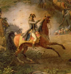 The Battle of Marengo, detail of Napoleon Bonaparte (1769-1821) and his Major, 1801 (detail of 153773)